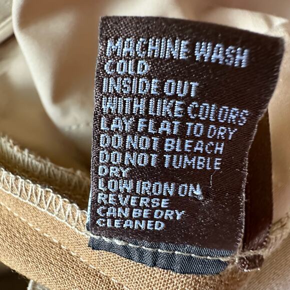 J McLaughlin Pants Womens 14 Tan Plus Straight Leg Trouser Elastic Waist Career - Picture 9 of 14